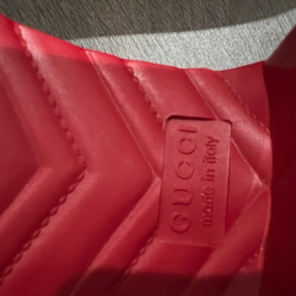 Gucci Red Platform Sandals - Size 9 - Picture 5 of 5